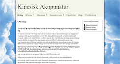 Desktop Screenshot of akupunkturbk.se
