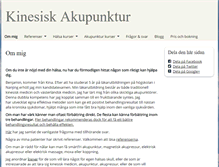 Tablet Screenshot of akupunkturbk.se